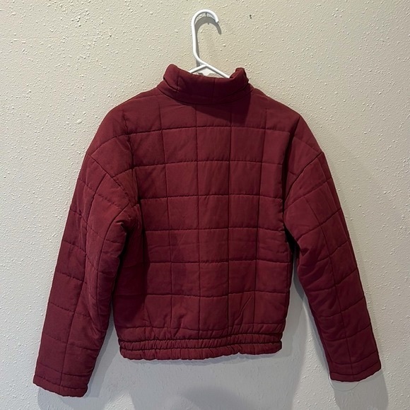 Roxy puffy jacket, Burgundy (color) S (size) - Picture 2 of 2